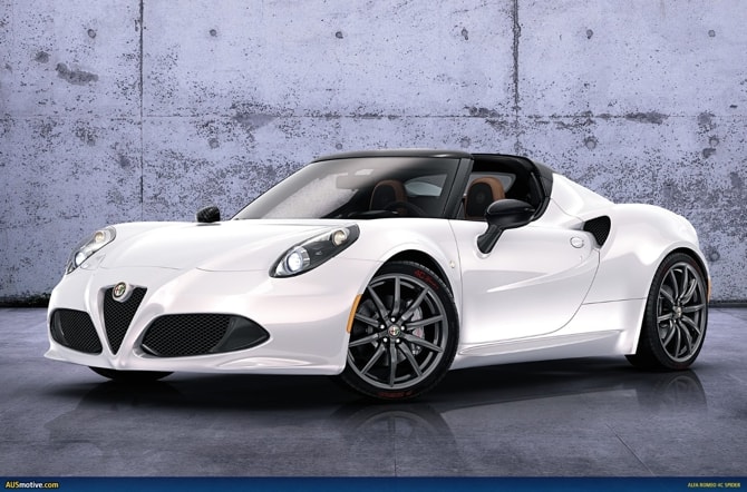 Alfa Romeo 4C Spider στην Γενεύη